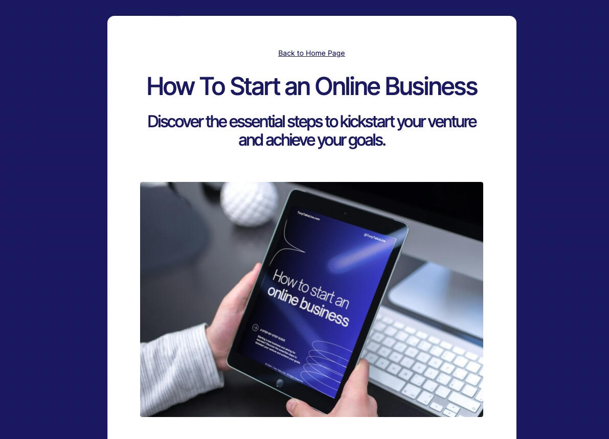 How To Start an Online Business - Discover the essential steps to kickstart your venture and achieve your goals.